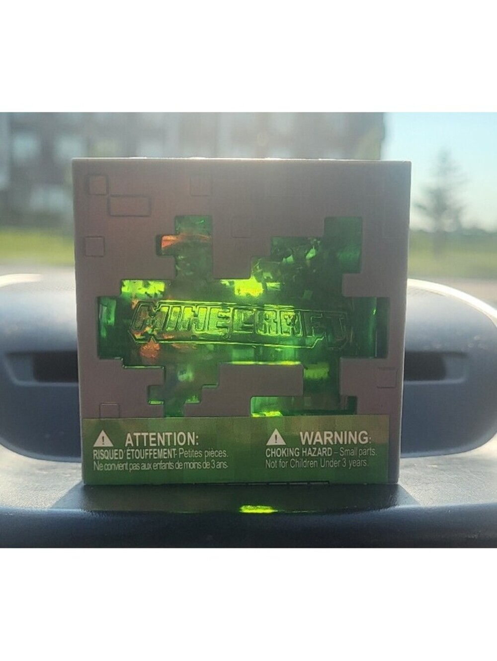 Minecraft Jelly Cube Fidget Toy Squishy- Green